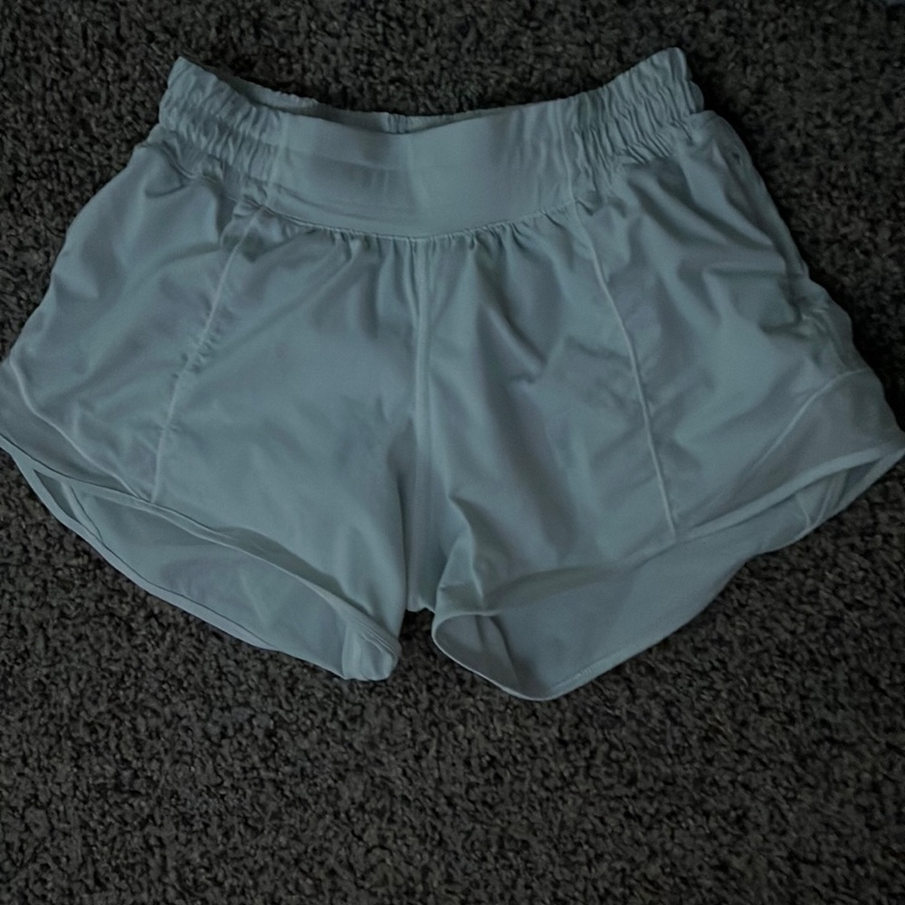white lululemon hottie hot shorts